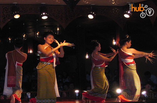 You will see a variety of different Thai dance styles