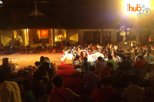 The central performance area
