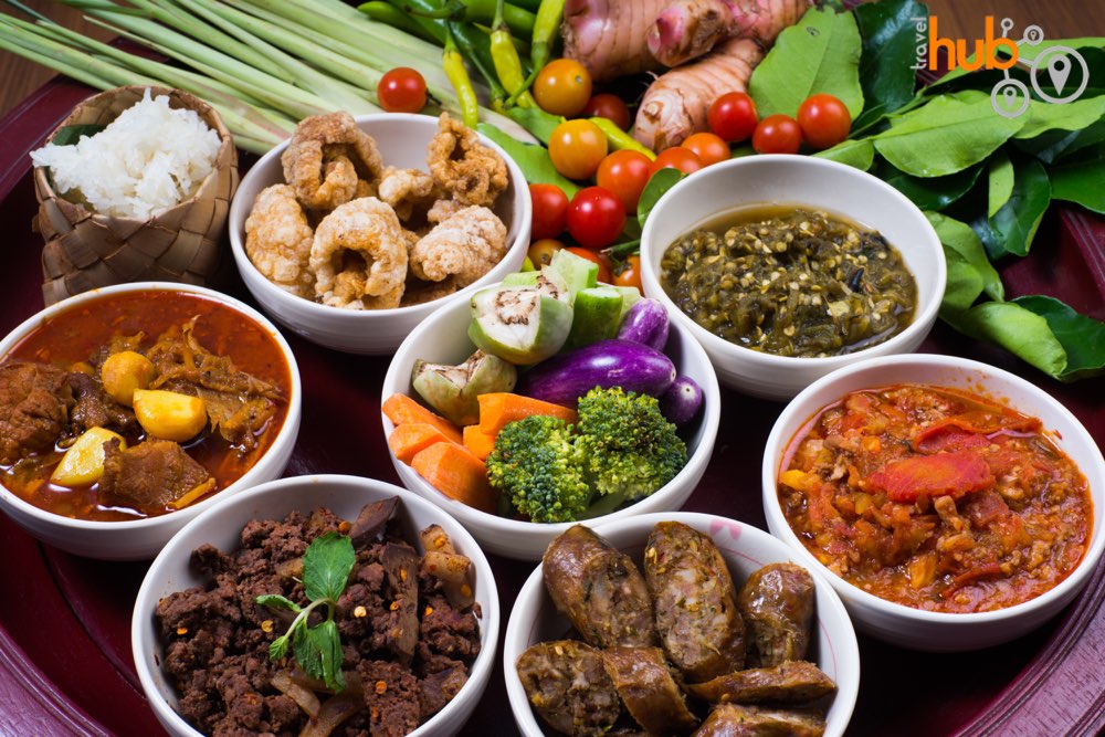 A traditional norther Thai dinner will be served at the kantoke venue