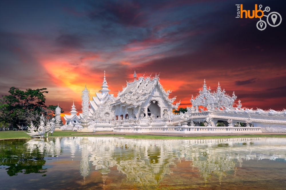 Probably the most stunning temple you will see in northern Thailand