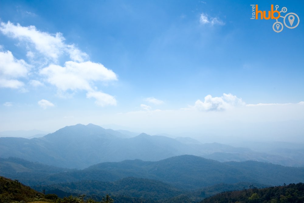 on a clear day you will get some stunning views over Doi Inthanon National Park