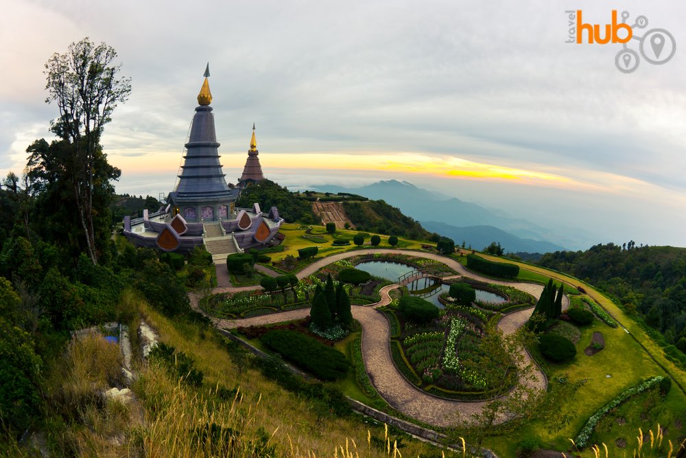 The king and queen pagodas