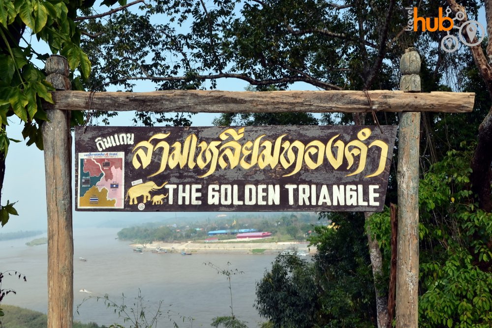 This is where three countries meet - Myanmar, Thailand and Laos