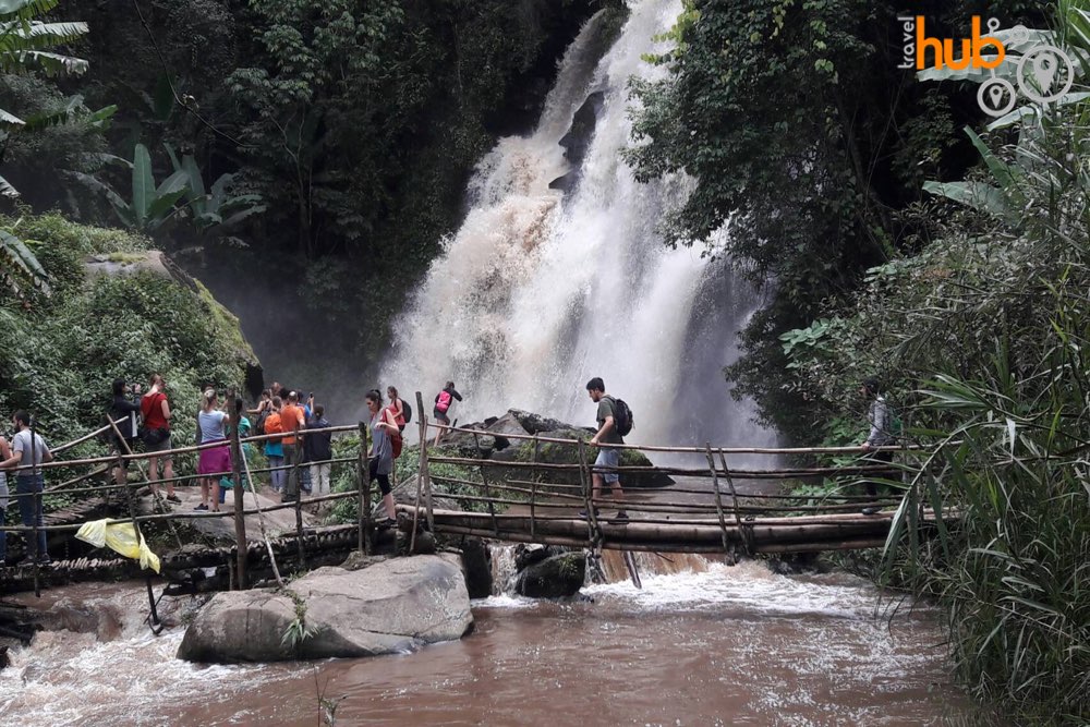 This is the Pa Dok Siew waterfall about 1 hour into the trek